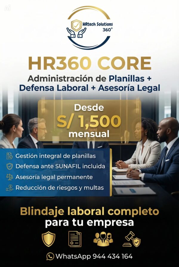 Administración de planilla - Defensa laboral - Asesoría Legal laboral